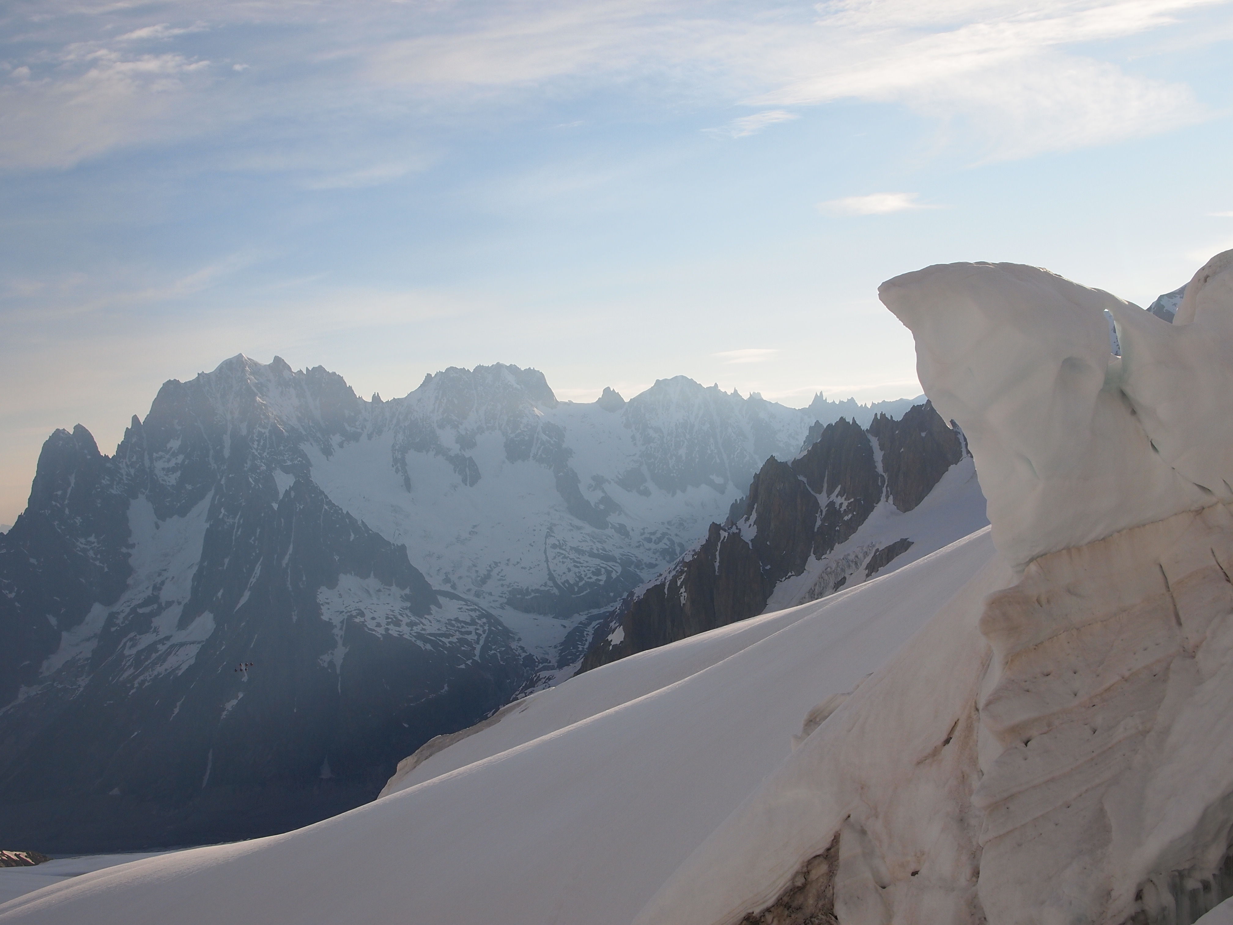 View to Aiguille Verte, Chamonix